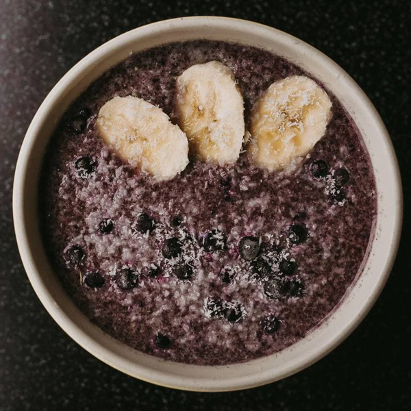 Льняная каша с фиником,